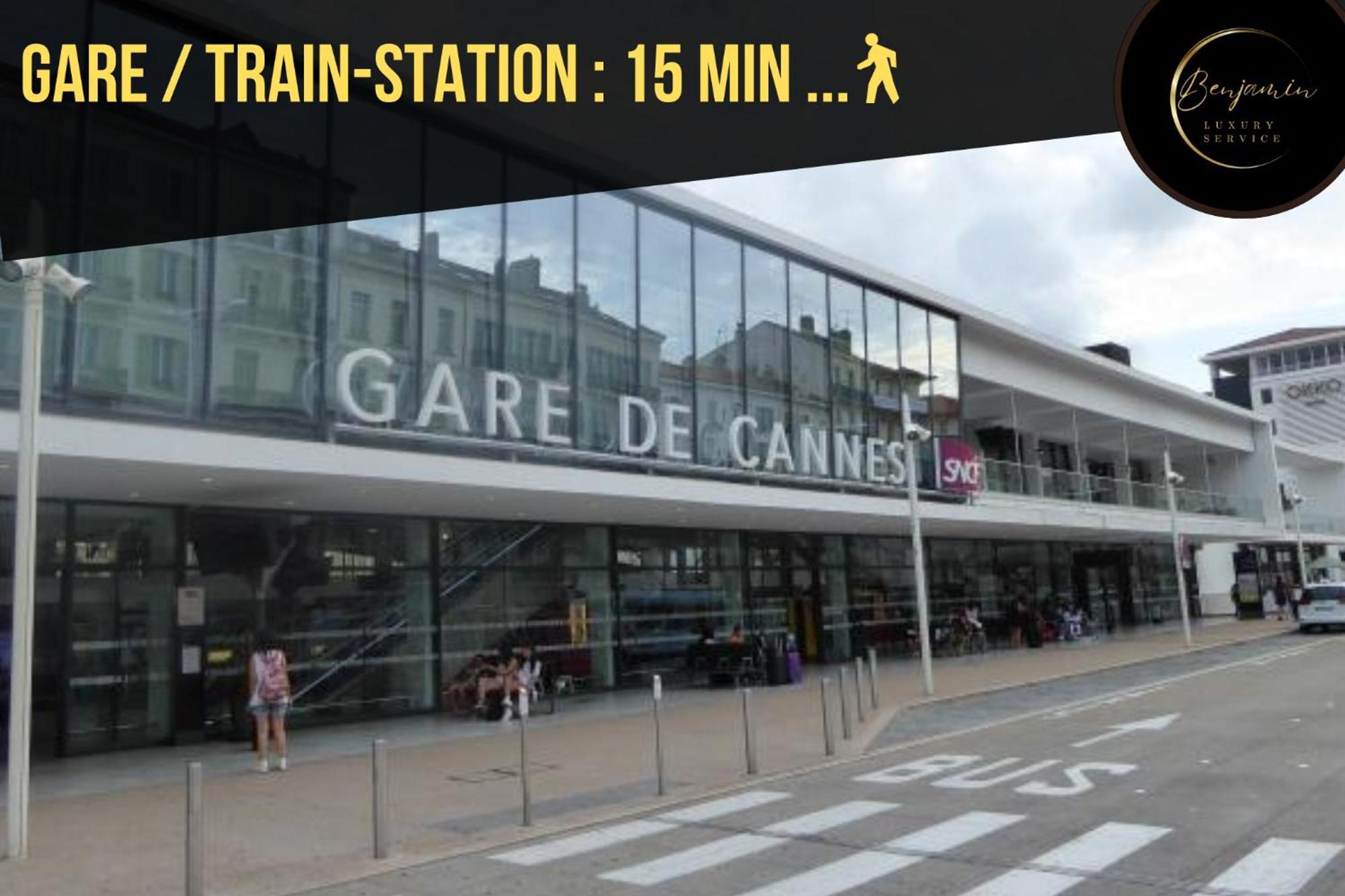 Supercannes Center - Parking - Spacieux 70 Metres - Clim - Wifi ภายนอก รูปภาพ